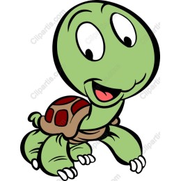 Playful Cartoon Turtle