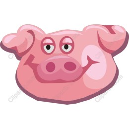 Cheerful Pig Face