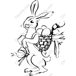 Whimsical Easter Bunny