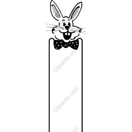 Whimsical Rabbit Bookmark