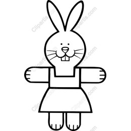 Adorable Bunny in Apron
