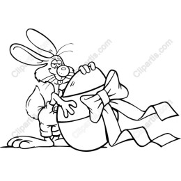 Easter Bunny with Egg