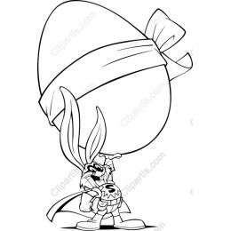 Playful Bunny Superhero Easter
