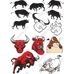 Bull Collection - Fierce & Playful