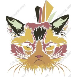 Geometric Feline Delight