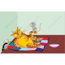 Charming Cat and Mice