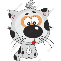 Charming Cartoon Cat