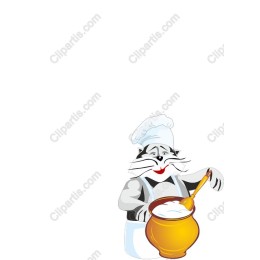 Whimsical Chef Cat