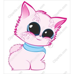 Adorable Pink Cat