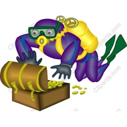 Treasure Hunting Diver