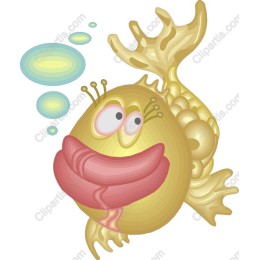 Whimsical Cartoon Fish