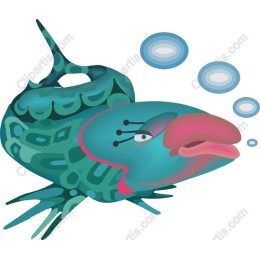 Whimsical Colorful Fish