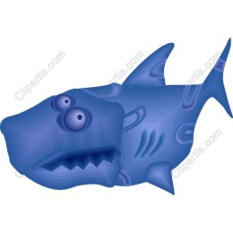 Stylized Blue Shark