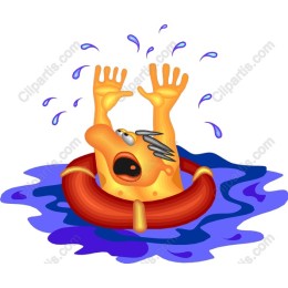 Struggling Swimmer