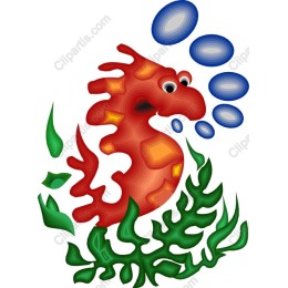 Whimsical Seahorse