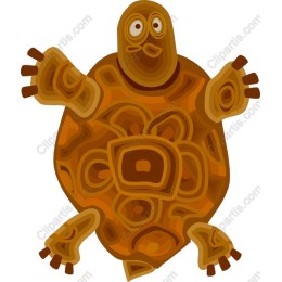 Playful Cartoon Turtle