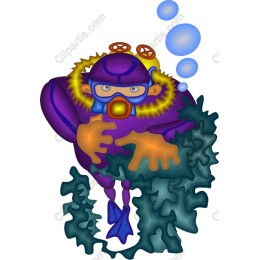 Vibrant Scuba Diver