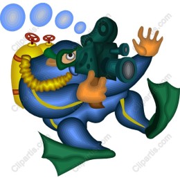 Colorful Scuba Diver