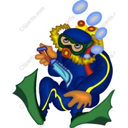 Vibrant Scuba Diver