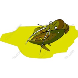 Playful Cartoon Lobster
