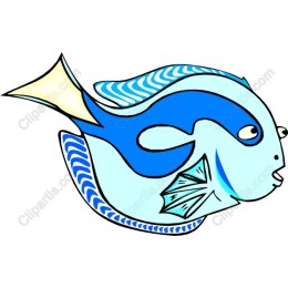 Vibrant Blue Fish