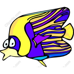Whimsical Colorful Fish