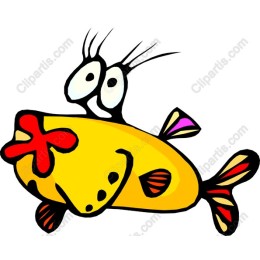 Cheerful Cartoon Fish
