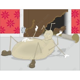 Whimsical Lazy Ant