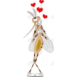 Charming Love-Struck Mosquito