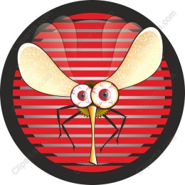 Quirky Cartoon Mosquito