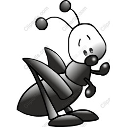 Adorable Whimsical Ant
