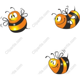 Cheerful Cartoon Bee Pack