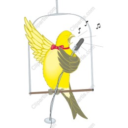Vibrant Singing Canary