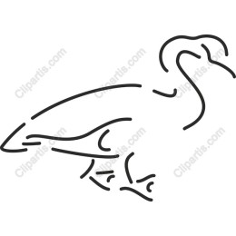 Minimalist Flamingo