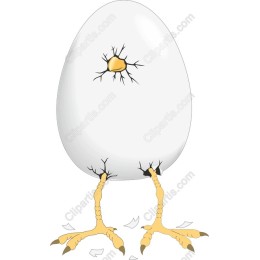 Charming Cracked Egg