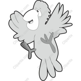 Cheerful Cartoon Bird