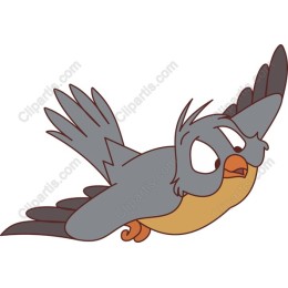 Charming Cartoon Bird