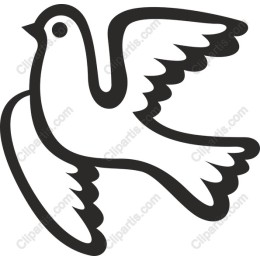 Stylized Bird in Flight