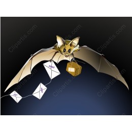 Whimsical Bat Delivery