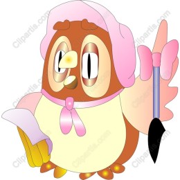 Charming Cartoon Owl