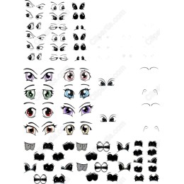  Set of Eyes and Accessories - 30 Unique s