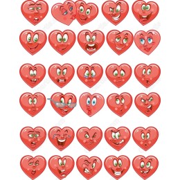 Animated Heart Expressions Bundle