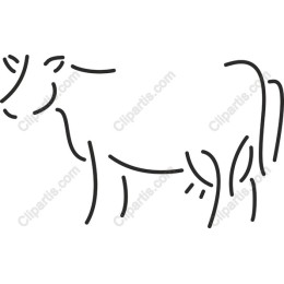 Minimalist Cow