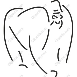 Gorilla Line Art