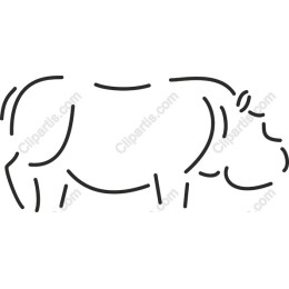 Minimalist Cow