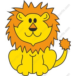 Cute Cartoon Lion