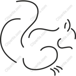 Minimalist Squirrel