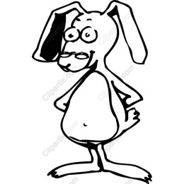 Whimsical Bunny Cartoon