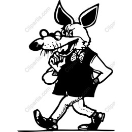 Charming Whimsical Wolf