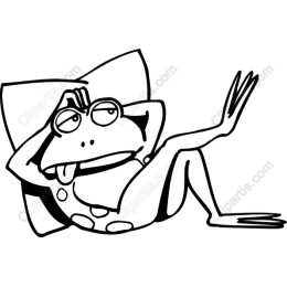 Laid-Back Frog